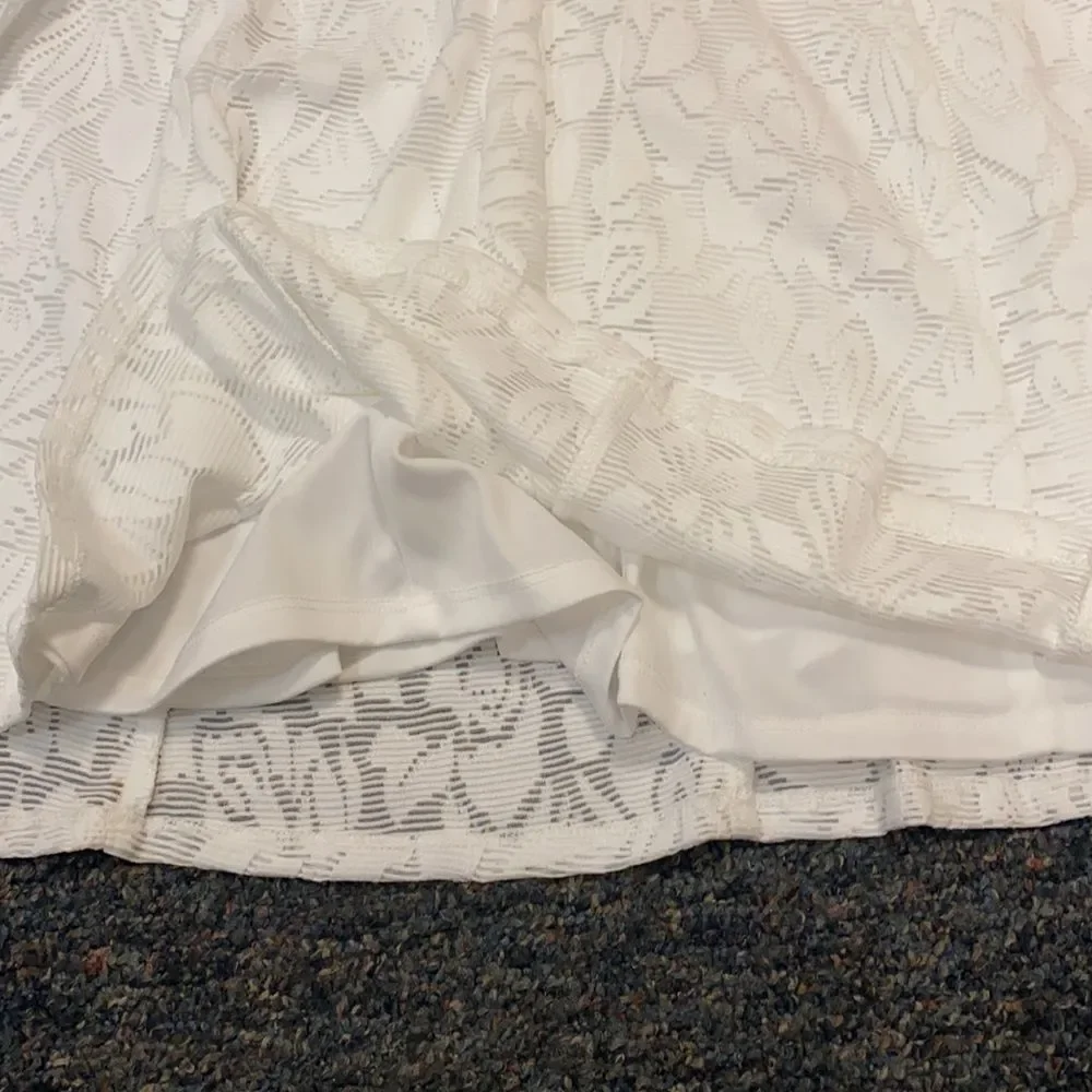 Studio One White Lace Dress sz. 12 NWT